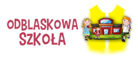 Logo akcji odblaskowa szkoła